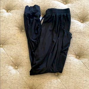 Black shosho joggers